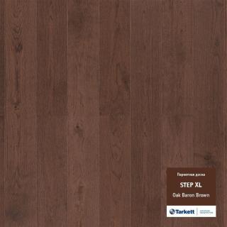 Паркетная доска Tarkett Step XL Дуб Барон Темный 1200 XL