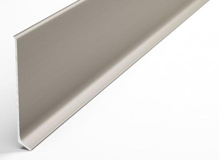 Плинтус Лука алюминиевый 78,5 мм шампань самоклеющийся