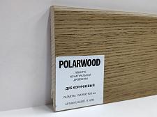 Плинтус Polarwood 95х15 мм Дуб коричневый