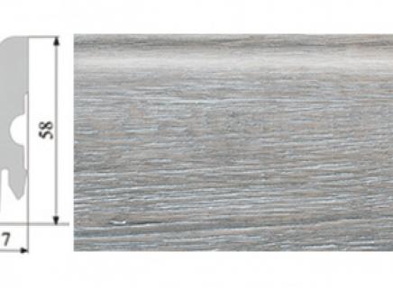 Плинтус Corkstyle Wood XL Duna Grey 58х17 мм
