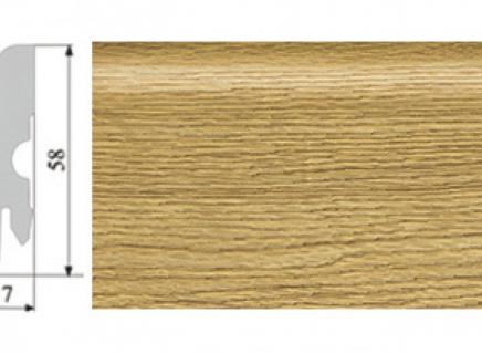 Плинтус Corkstyle Wood XL Oak Deluxe 58х17 мм