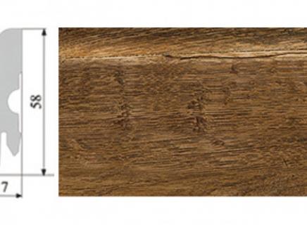 Плинтус Corkstyle Wood XL Oak Old 58х17 мм