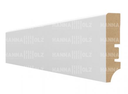 Плинтус Hannahholz Белый под покраску 60х16 мм AW60401