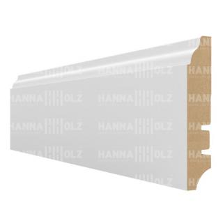 Плинтус Hannahholz Белый под покраску 81х16 мм KW81301