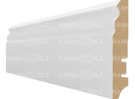 Плинтус Hannahholz Белый под покраску 81х16 мм KW81303