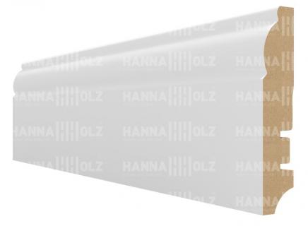 Плинтус Hannahholz Белый под покраску 81х16 мм KW81305