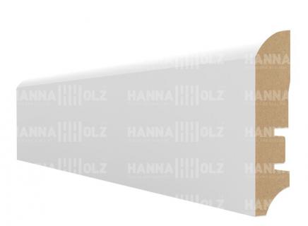 Плинтус Hannahholz Белый под покраску 81х16 мм AW81403
