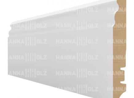 Плинтус Hannahholz Белый под покраску 100х16 мм KW100303