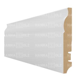 Плинтус Hannahholz Белый под покраску 100х16 мм KW100304