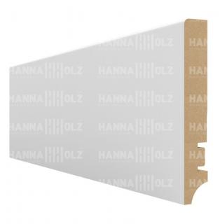 Плинтус Hannahholz Белый под покраску 100х16 мм AW100401