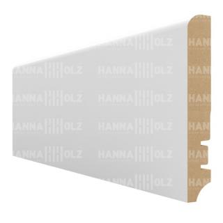 Плинтус Hannahholz Белый под покраску 100х16 мм AW100402