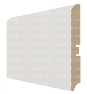 Плинтус Hannahholz Белый под покраску 120х16 мм AW120403