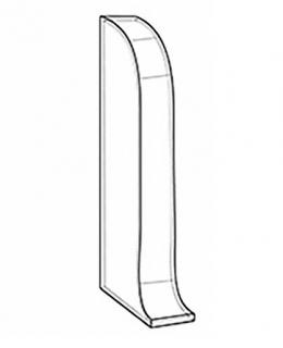 Заглушка левая Ideal Комфорт Металлик 081