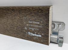 Плинтус Tarkett шпонированный 60х16 мм  Дуб кокоа