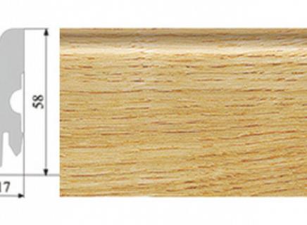 Плинтус Corkstyle Wood с фотопечатью Oak 58х17 мм