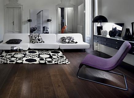 Паркетная доска Farecom Дуб Лос-Анджелес с фаской состаренный