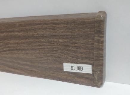 Плинтус Ideal Деконика 70 мм Орех 291