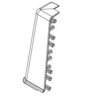 Угол наружный Ideal Деконика 70 мм Венге темный 303