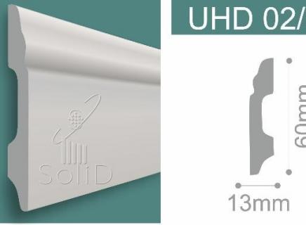 Плинтус Solid под покраску 1 UHD 02/60