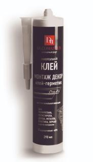Клей-герметик Decomaster Монтаж-Декор 290 мл
