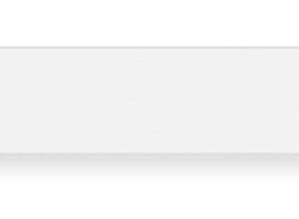 Плинтус напольный Decomaster Под покраску D157 66х13 мм