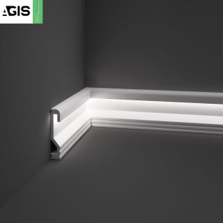 Плинтус напольный Agis Под покраску EP011 100х21 мм