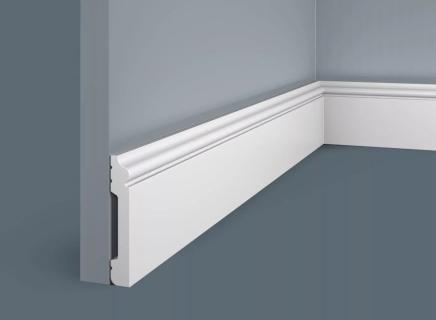 Плинтус напольный Cosca Экополимер PX002 79х13 мм