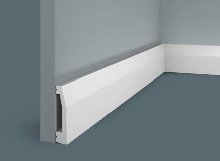 Плинтус напольный Cosca Экополимер PX008 70х15 мм