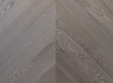 Инженерная доска Wood Bee Французская ёлка Ясень Fog