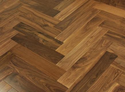 Инженерная доска Vecchio Parquet Английская ёлочка Европейский Орех Монреаль