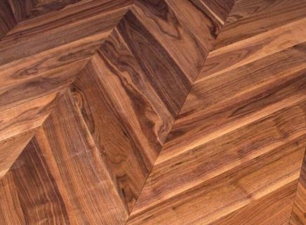 Инженерная доска Vecchio Parquet Французская ёлочка Европейский Орех Атланта