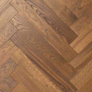 Инженерная доска Lab Arte Английская ёлка Дуб Рустик Табак лак 600 мм