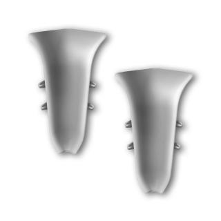 Угол внутренний Ideal Классик 55 мм Металлик серебристый 081