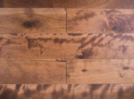 Паркетная доска Amber Wood Фьюжен Берёза Амбер Лак 125x909 мм