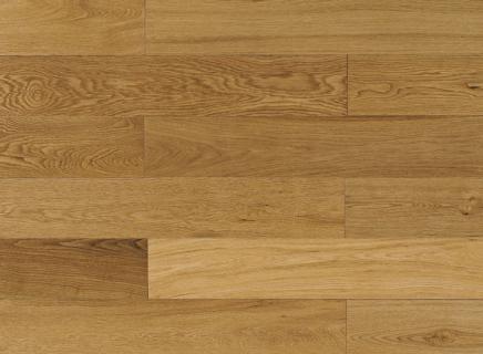 Паркетная доска Amber Wood Фьюжен Дуб Натур Лак 125x909 мм