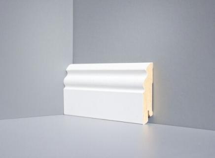 Плинтус Deartio Universal Белый 80х16 U105-80