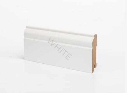 Плинтус Deartio White Белый W04 - 80
