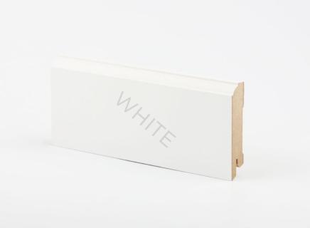 Плинтус Deartio White Белый W28 - 80