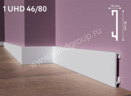 Плинтус Solid под покраску 1 UHD 46/80