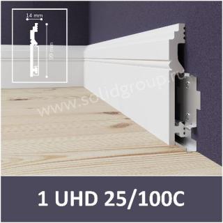 Плинтус Solid под покраску 1 UHD 25/100 C