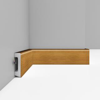 Плинтус напольный Decomaster D234-73 58х16 мм