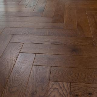 Инженерная доска Lab Arte Английская ёлка Дуб Селект Табак лак