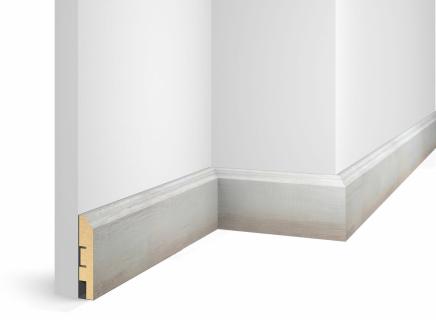 Плинтус Cosca МДФ Экошпон WP07 Дуб Кремовый