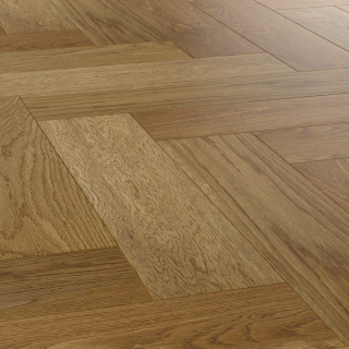 Инженерная доска Royal Parket Ёлочкой Дуб Натур Теракот лак 490х125 мм