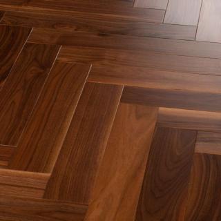 Инженерная доска Royal Parket Ёлочкой Орех Ориджинал лак