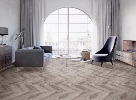 ПВХ плитка Cronafloor Herringbone Дуб Тулон ZH-81133-1