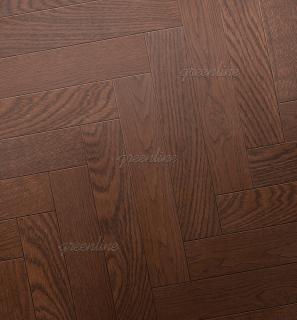 Инженерная доска Green Line Английская ёлочка Парма 140