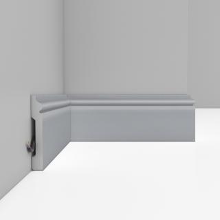 Плинтус напольный Decomaster D005-118 79х13 мм