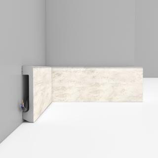 Плинтус напольный Decomaster D235 1633 80х17 мм