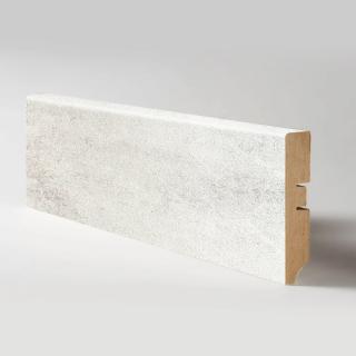 Плинтус Profbuild  Слэт уайт